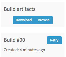 Access your artifacts right from GitLab
