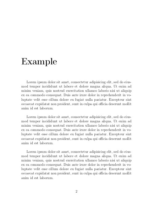 A document with a lot of text but more white spaces. Better!